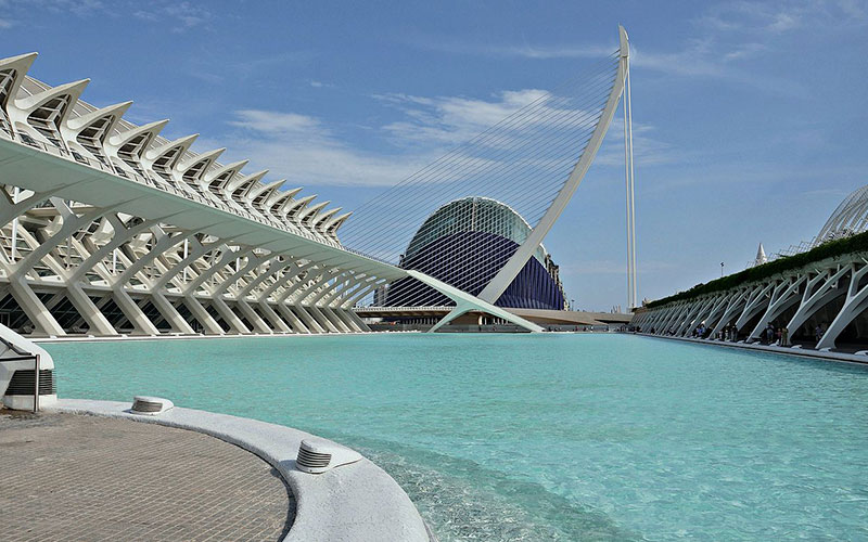 7 prédios da Cidade das Artes e das Ciências na Espanha
