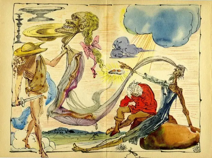 Salvador Dali, Don Quixote de la Mancha – the Illustrated Modern Library (1946)