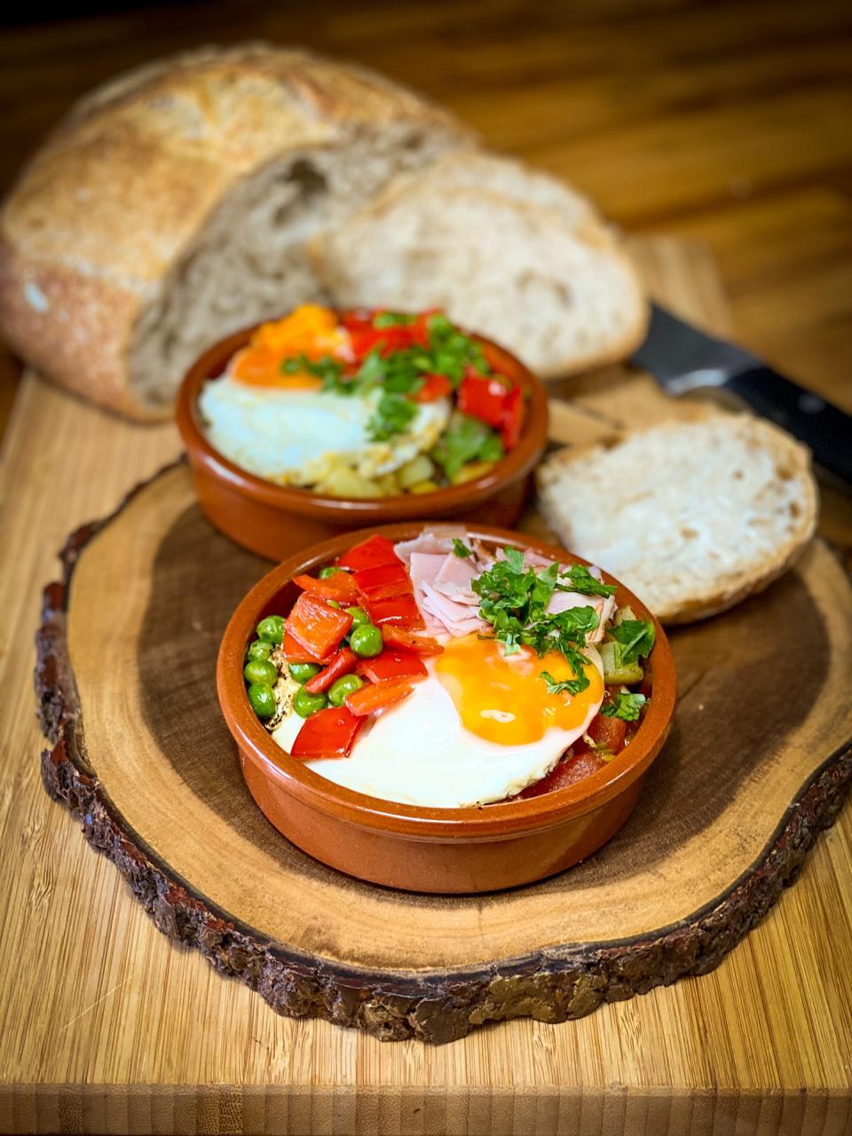 Receita de uma delícia andaluza: Huevos a la Flamenca